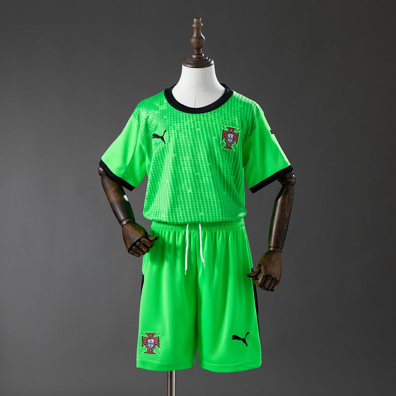Kids Portugal national 2026 Goalkeeper Fan - WCFOOTBALLSUIT