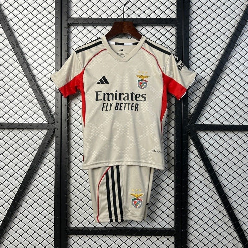 Kids SL Benfica 2025 - 2026 Away - WCFOOTBALLSUIT Main image
