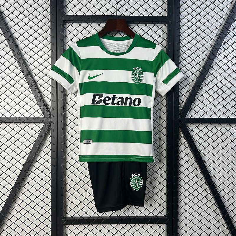 Kids Sporting Lisbon 2025 - 2026 home - WCFOOTBALLSUIT Main image
