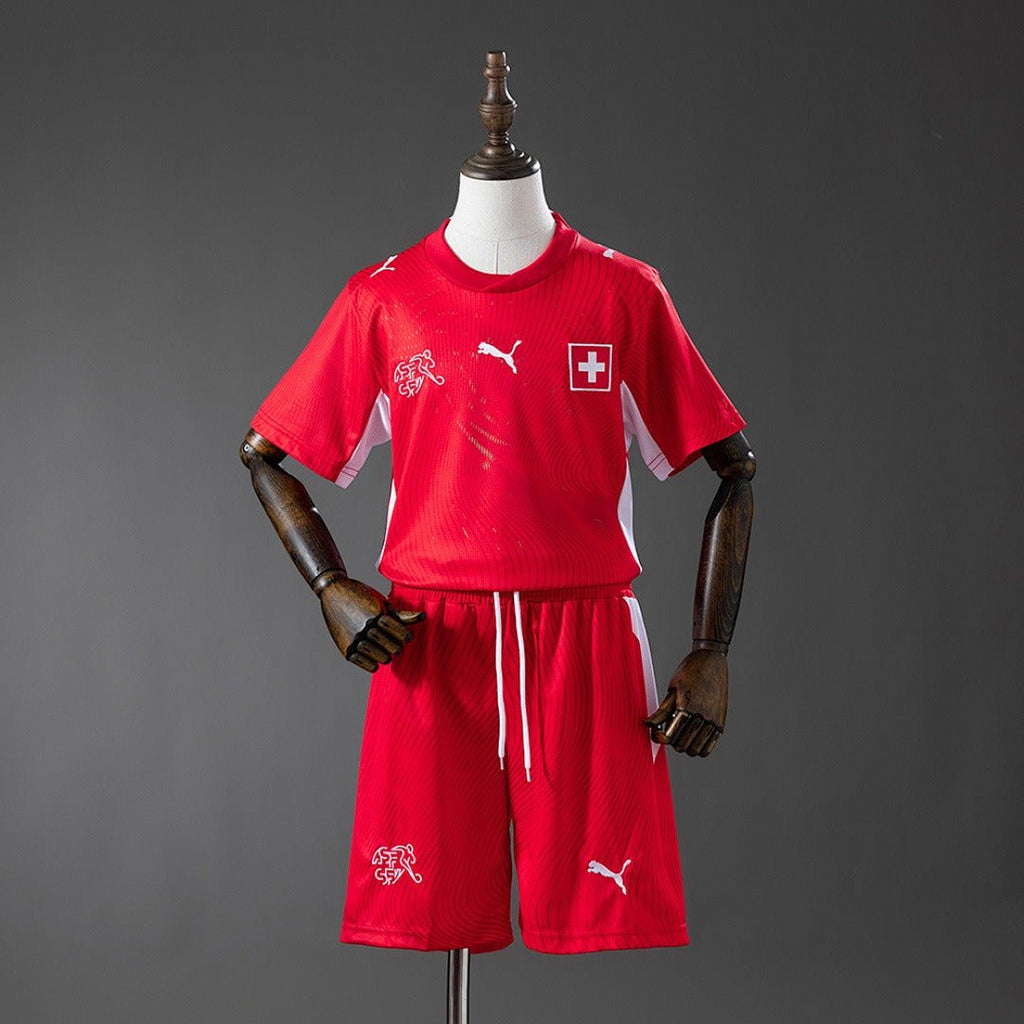 Kids Switzerland 2026 Home - WCFOOTBALLSUIT