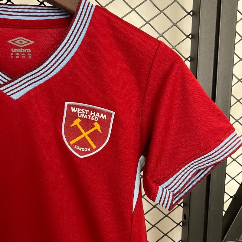Kids West Ham United 2025 - 2026 home - WCFOOTBALLSUIT