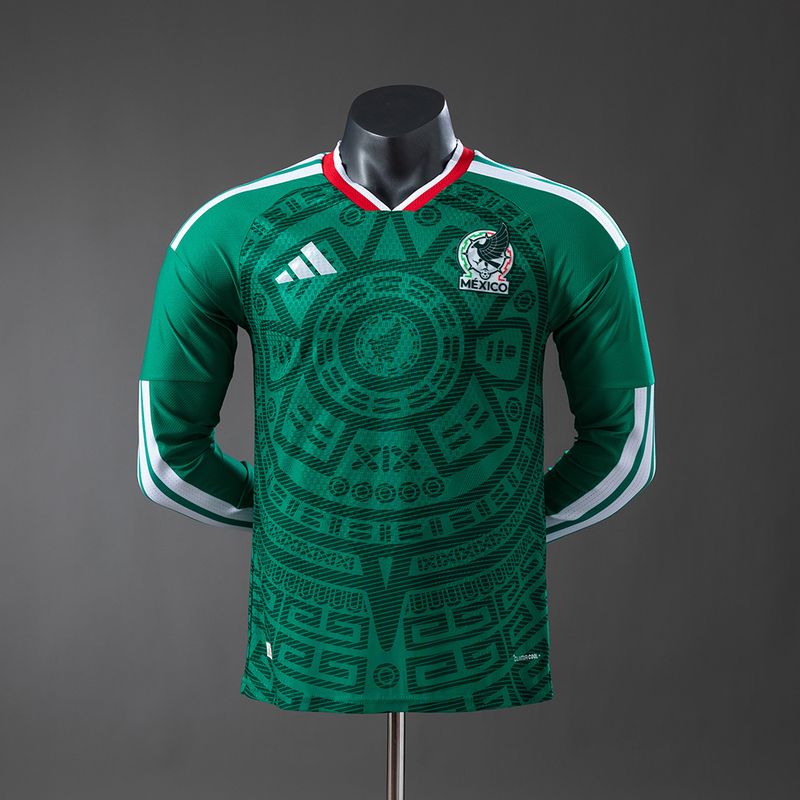 Mexico national 2026 home player Long Sleeve - WCFOOTBALLSUIT Main image
