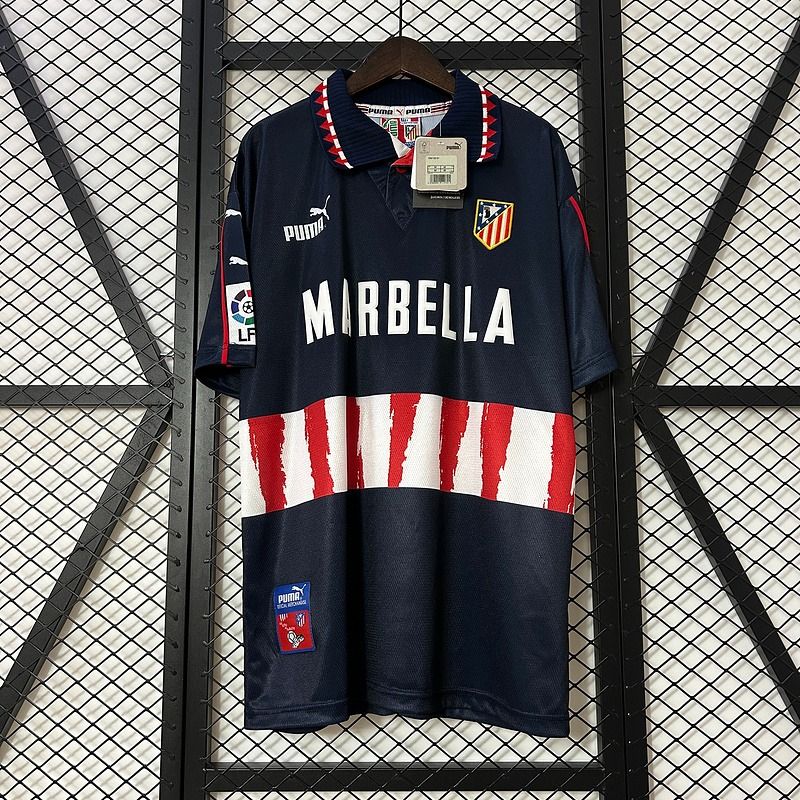 Retro Atletico Madrid 1997 - 1998 away game - WCFOOTBALLSUIT Main image