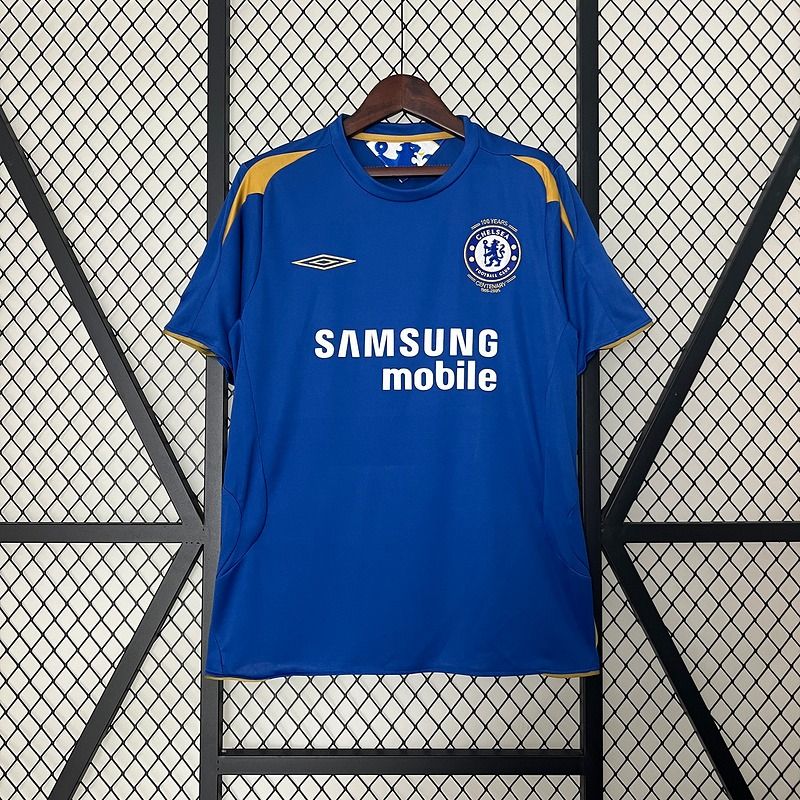 Retro Chelsea FC 2005 - 2006 home game - WCFOOTBALLSUIT Main image