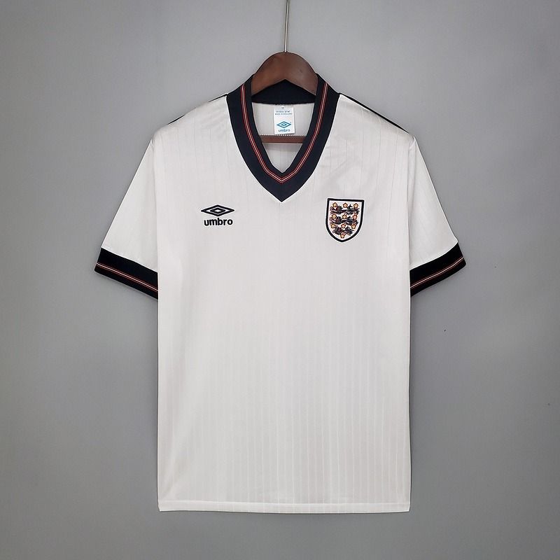 Retro England national 1984 - 1987 home game - WCFOOTBALLSUIT Main image