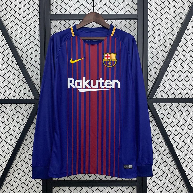 Retro FC Barcelona 2017 - 2018 home Long Sleeve - WCFOOTBALLSUIT Image principale du produit