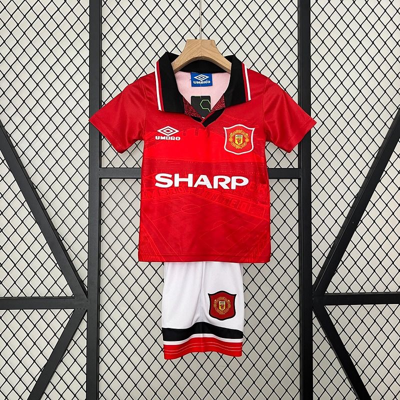 Retro Kids Manchester United 1994 - 1996 home - WCFOOTBALLSUIT