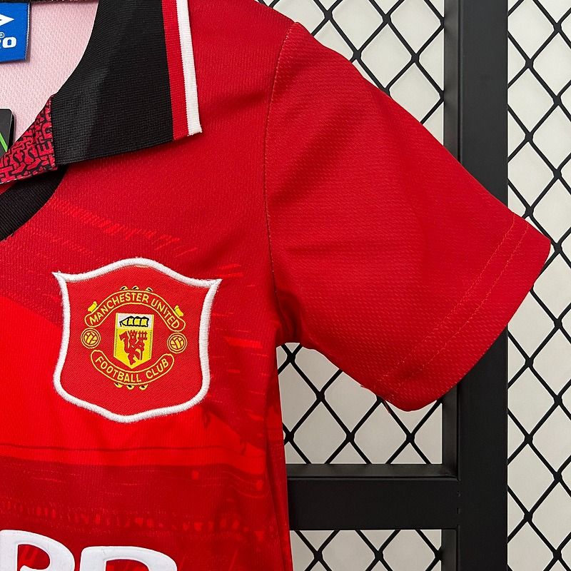 Retro Kids Manchester United 1994 - 1996 home - WCFOOTBALLSUIT