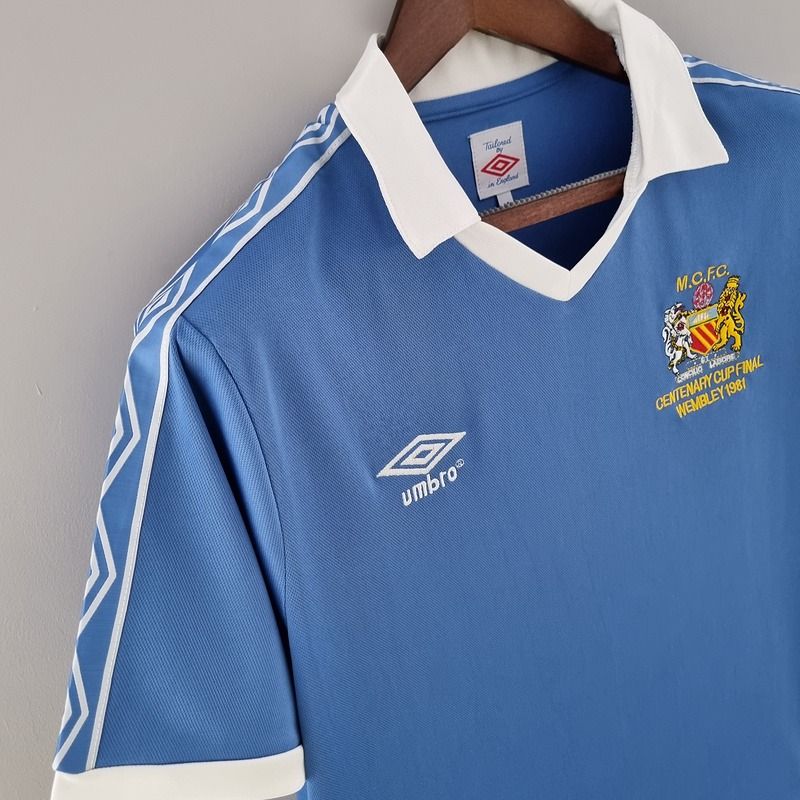 Retro Manchester City 1981 - 1982 home - WCFOOTBALLSUIT