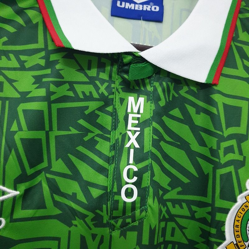 Retro Mexico national 1994 home - WCFOOTBALLSUIT