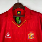 Retro Spain national 1988 - 1991 home game - WCFOOTBALLSUIT