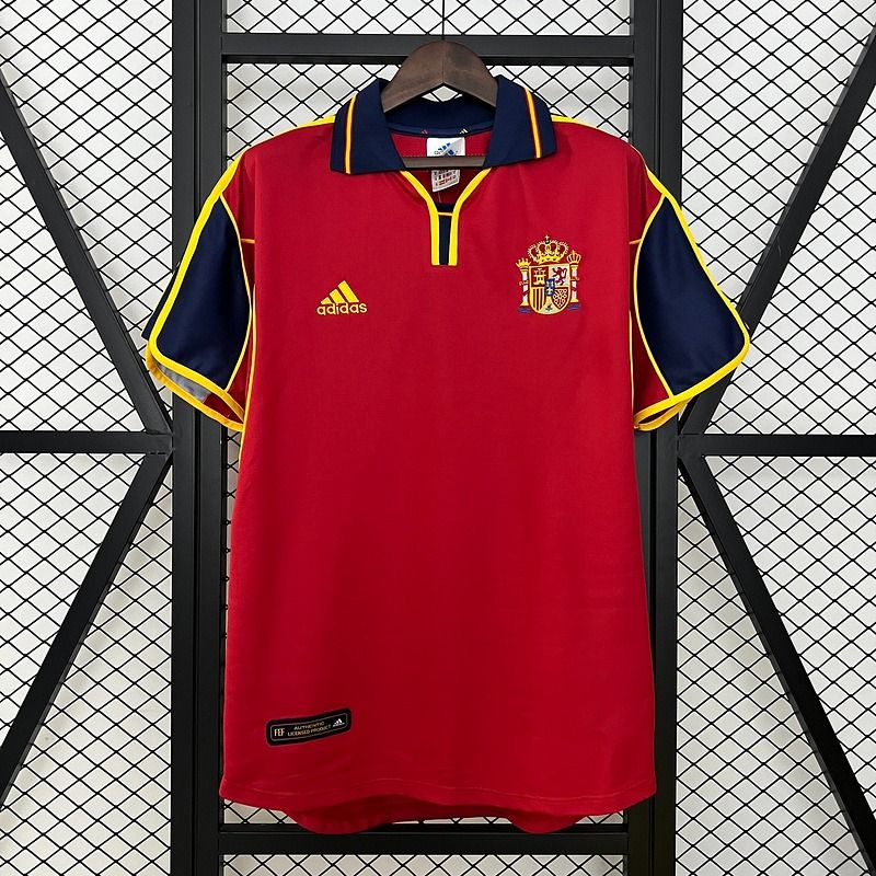 Retro Spain national 2000 home game - WCFOOTBALLSUIT Main image