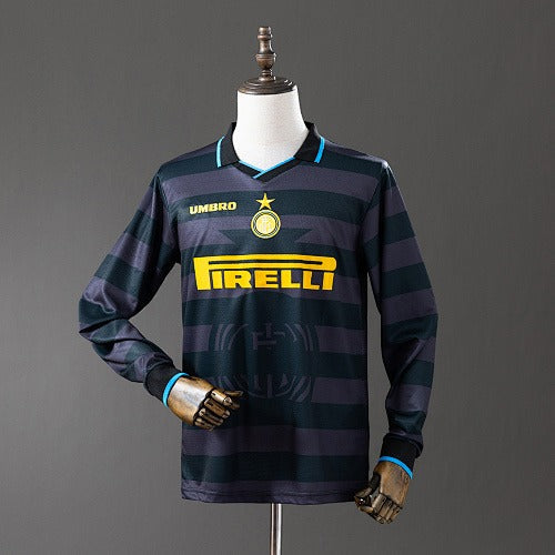 Retro Inter Milano 1997-1998 second away Long Sleeve