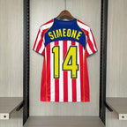 Maillot domicile rétro de l'Atletico Madrid 2004-2005
