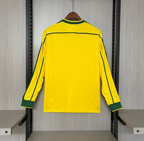 Retro Brazil 1998 home Long Sleeve Secondary image
